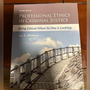 Barely used criminal justice textbook